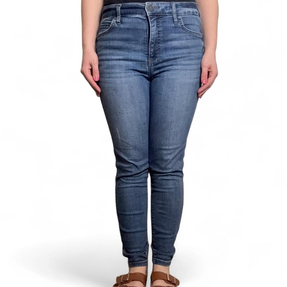 Kut from the Kloth Blue High-Rise Skinny Jeans Womens Size 4